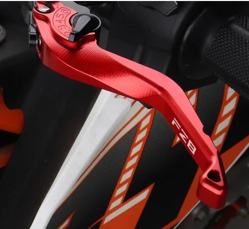 Vista 4 de Folding Clutch Lever for FZ8 FZ 8 2011 2012 2013 2014 2015 CNC Short Brake Clutch Levers Motorcycle Handles Adjustable Lever