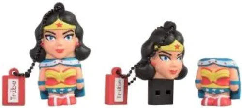 Vista 4 de Memoria USB de 16 GB Wonder Woman - Unidad flash original DC Comics 2.0, tribu FD031503