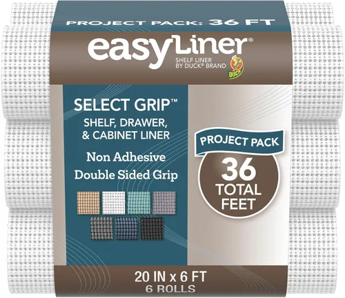 Vista 28 de Duck - Select Grip EasyLiner Forros para estantes y cajones Gris