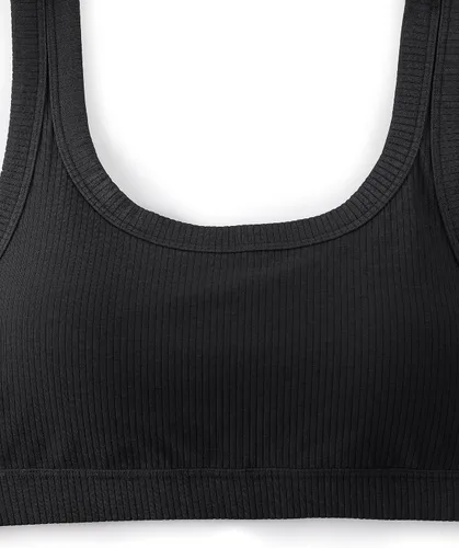 Vista 6 de CRZ YOGA Sujetadores deportivos acanalados para mujer, con espalda en U, sin varillas, de impacto medio, brasier deportivo acolchado para yoga