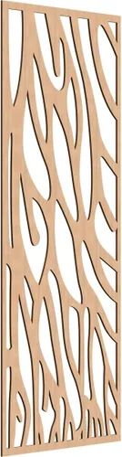 Vista 99 de 9 3/8"W x 24 3/8"H x 1/4"T Bristol Decorativos Paneles de Pared de Madera Calado, Cereza
