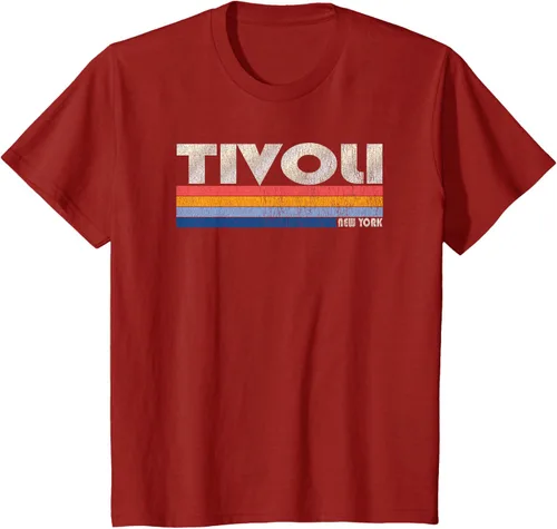 Vista 63 de Camiseta vintage de los años 80 estilo Tivoli NY