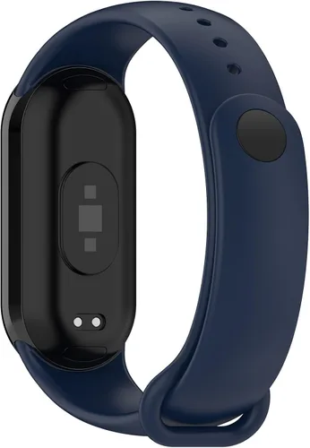 Vista 2 de Compatible con Mi Band 8 bandas para mujeres y hombres, correas de repuesto de silicona deportivas femeninas, pulseras de pulsera accesorio correas