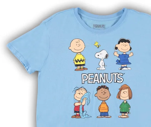 Vista 4 de Peanuts Snoopy - Camiseta clásica de manga corta para mujer, diseño de Snoopy