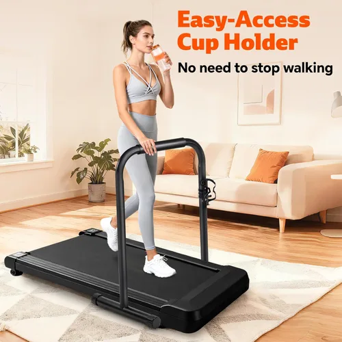 Vista 5 de Walking Pad Handle Bar Only, Suitable for Walking Pad up to 19.7" Wide, Adjustable Treadmill Handlebar Height from 34" to 42", Tall People Friendly