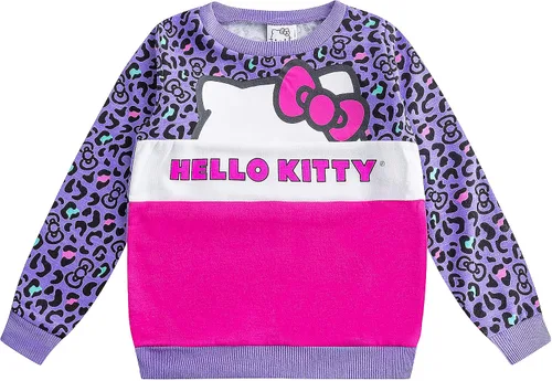 Vista 2 de Hello Kitty - Conjunto de sudadera y leggings de 2 piezas para niñas pequeñas, pequeñas y grandes