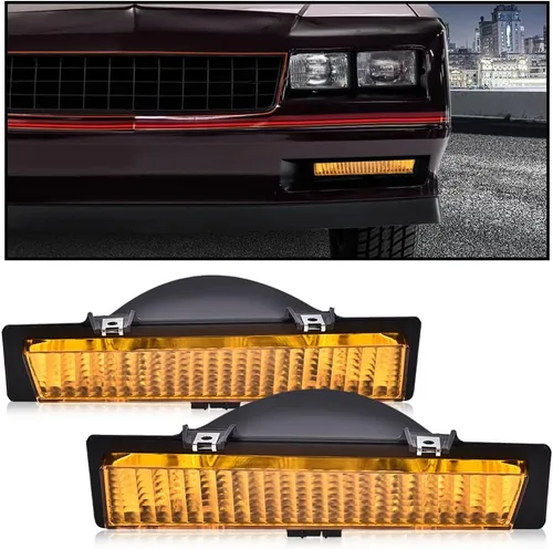 Vista 6 de G-PLUS Lámparas de estacionamiento de luz de señal compatibles con Chevy Monte Carlo SS 1983-1988/Compatible con Chevy Monte Carlo 81-86