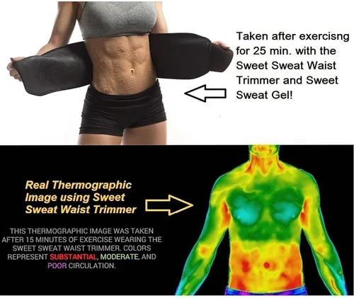 Vista 4 de Cinturón de entrenamiento de cintura para mujer, control de abdomen, faja de sauna, reductor de cintura deportivo, moldeador de cuerpo delgado