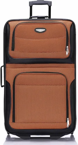 Vista 69 de Travel Select Amsterdam - Equipaje vertical y expansible con ruedas, marino