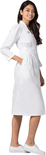 Vista 5 de Adar - Vestido médico universal para mujer, vestido ajustado en el abdomen