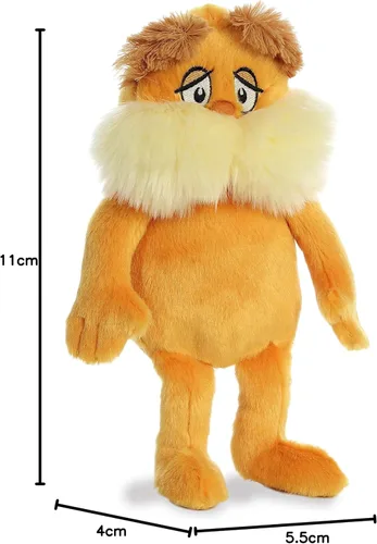 Vista 5 de Aurora® Dr. Seuss™ El Lorax Figura de Peluche Fantástica - Peluche Oficialmente Licenciado para Juego Imaginativo - Perfecto para Niños y Adultos