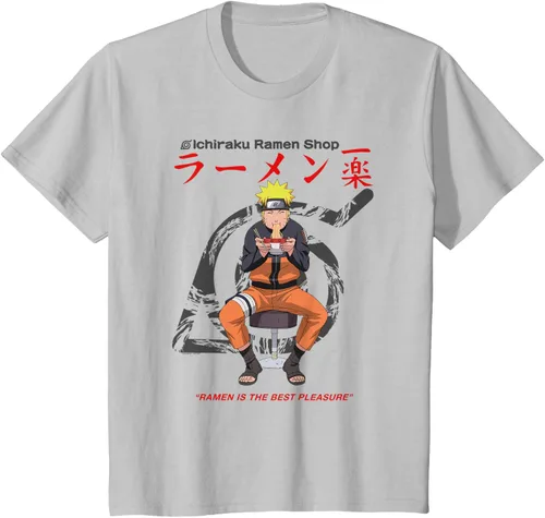 Vista 7 de Naruto Camiseta de anime Shippuden Ichiraku Ramen Shop Naruto Blanco