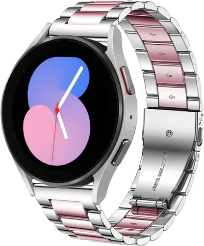 Vista 27 de DEALELE - Correas compatibles con Samsung Galaxy Watch 7 / FE / 6/6 Classic / 5/5 Pro / 4/4 Classic/Galaxy 3 de 41 mm, correa de repuesto de metal