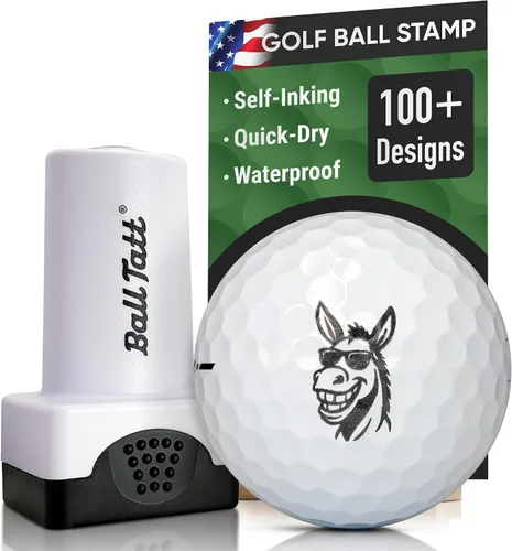 Vista 8 de Sello de pelota de golf - Marcador autoentintado - Herramienta de marcado permanente de secado rápido, sin fugas ni recargas, sello de golf