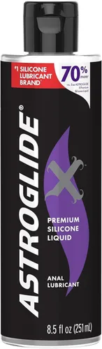 Vista 6 de Lubricante personal de gel de silicona Astroglide X, impermeable de gran calidad, 015594010861, líquido, Púrpura, 1