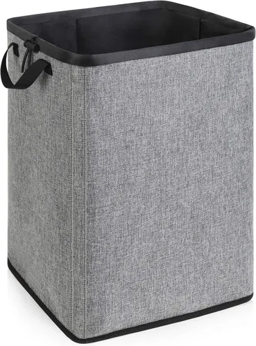 Vista 10 de SNIGJAT Cesta grande para la ropa sucia, cesta alta con asas resistentes, cestas para ropa sucia, cesta rectangular para ropa sucia para dormitorio