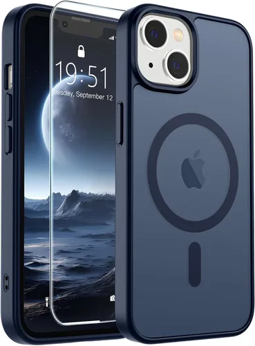 Vista 246 de SUPFINE Funda magnética para iPhone SE 2022 (3ª)/2020 (2ª), iPhone 8 (compatible con MagSafe) (protección contra caídas de grado militar), funda