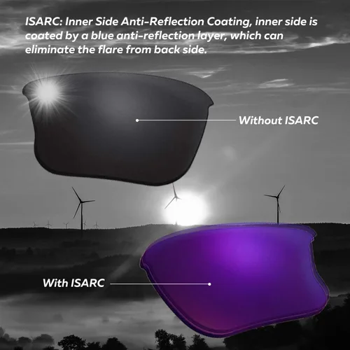 Vista 4 de Walleva Replacement Lenses For Oakley Half Jacket Sunglasses - Multiple Options Available