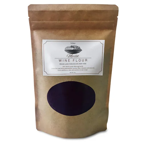 Vista 9 de Cabernet Sauvignon - Harina de vino/vino en polvo hecha 100% a partir de pieles y semillas de uva cultivadas en la región vinícola de Nueva York
