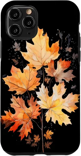 Vista 29 de Autumn Leaves Watercolor Art Fall Season Thanksgiving Case for iPhone 17