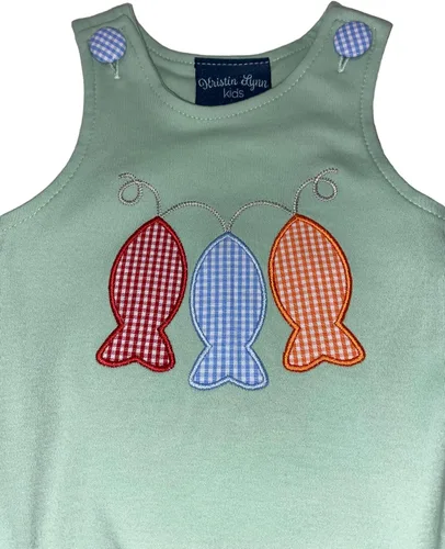 Vista 3 de Baby Boy Applique Bubble - Comodidad de lujo, 100% algodón, calidad boutique
