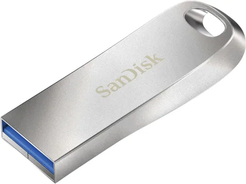 Vista 4 de SanDisk Unidad flash USB 3.1 Gen 1 Ultra Luxe de 128 GB - SDCZ74-128G-G46, color negro