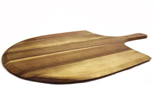 Vista 8 de Heritage tablas de madera de acacia para pizza casera, quesos y más – 22 x 14 pulgadas.