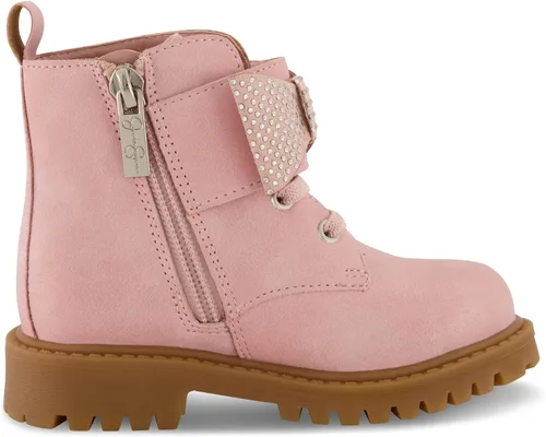Vista 3 de Jessica Simpson Botas para niñas pequeñas, botas rosas para niñas