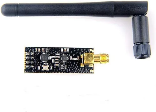 Vista 2 de HiLetgo 2 unidades Módulo Transceptor RF Transceptor Inalámbrico NRF24L01+PA+LNA con Antena SMA 2.4G 1100m (Paquete de 2)