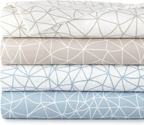 Vista 125 de Southshore Fine Living, Inc. Colección Winter Brush, juego de sábanas de 3 piezas para cama individual, sábana bajera con bolsillo profundo de 14