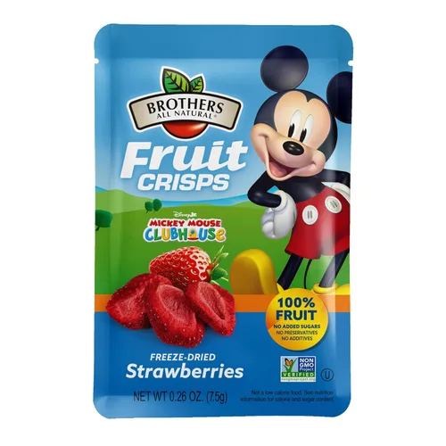 Vista 7 de Brothers All Natural Disney - Chips de fruta liofilizada, manzana Fuji, 0.35 onzas (paquete de 12), hechas con 100% fruta, sin gluten, sin soja