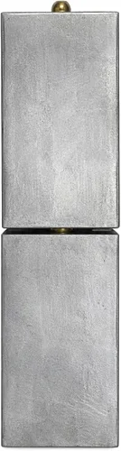 Vista 6 de JM Steel - Bisagra rectangular cuadrada de 5 pulgadas para soldadura, barril de rodamiento de bolas de acero (par), capacidad de peso de 1500