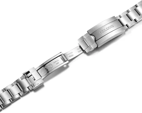 Vista 7 de Reloj automático GMT de lujo para hombre, reloj de negocios luminoso de acero inoxidable impermeable con zafiro