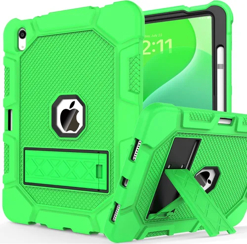 Vista 30 de Funda para iPad de 7ª/8ª generación, funda para iPad 10.2, híbrida, resistente, a prueba de golpes, funda de protección contra caídas construida