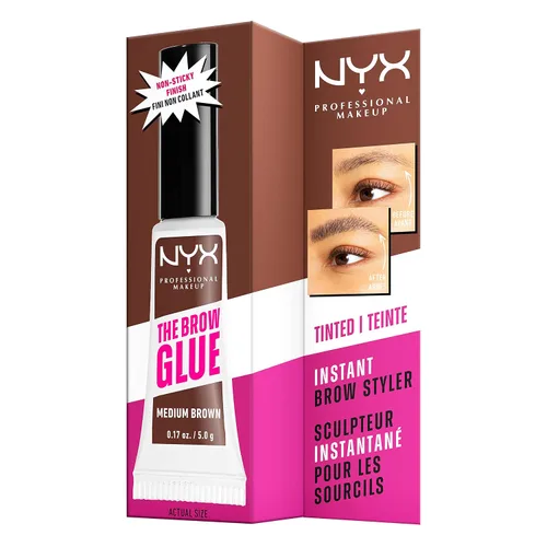 Vista 5 de NYX PROFESSIONAL MAKEUP - El pegamento para cejas, gel para cejas de fijación extrema - Transparente