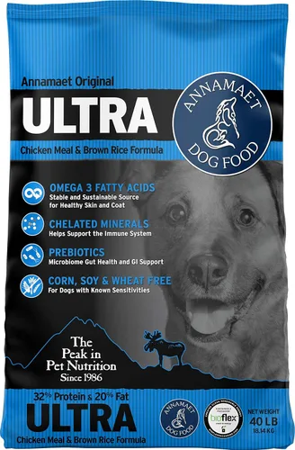 Vista 9 de Annamaet Original Ultra Formula - Alimento seco para perros, 32% proteína (pollo y arroz integral), bolsa de 5 libras