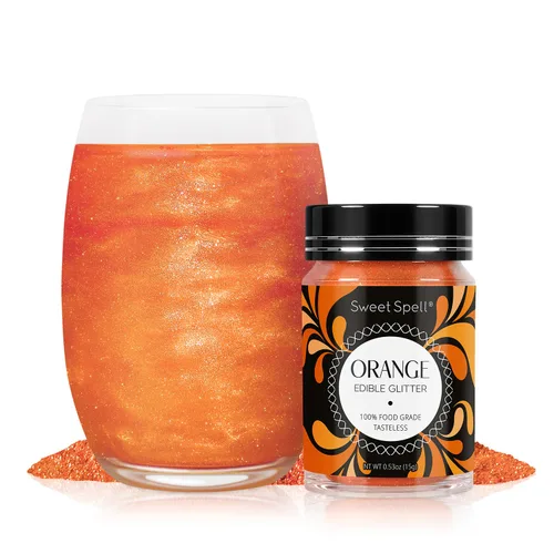 Vista 12 de Sweet Spell - Purpurina comestible (15g) - Destellos brillantes para bebidas, pasteles, cócteles - Purpurina 100% comestible y de grado alimenticio