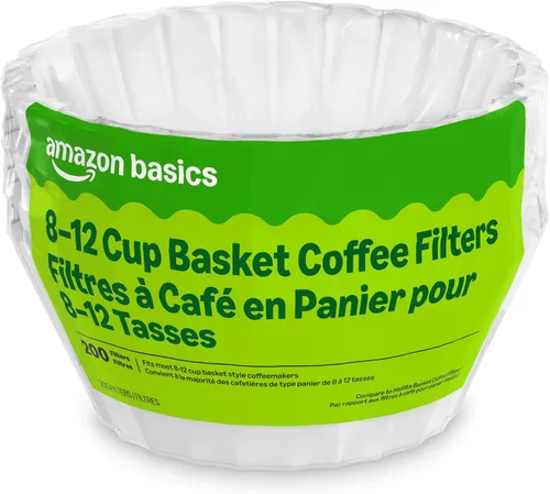 Vista 6 de Amazon Basics Filtros de café para cafeteras de 1 a 4 tazas, color blanco, 200