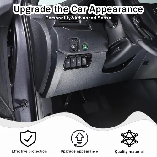 Vista 2 de Marco de botón de interruptor de ajuste de luz antiniebla para Honda Pilot 2016-2022/Ridgeline 2017-2023/Passport 2019-2023, accesorios protectores