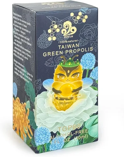 Vista 5 de Propóleos verdes de Taiwán, Propolin de alta concentración > 60mg/ml, rico en nutrientes, antioxidante
