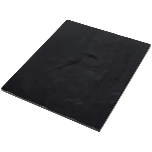 Vista 2 de American Metalcraft FSLT10 - Plato de melamina, rectangular, pizarra sintética, negro, XS