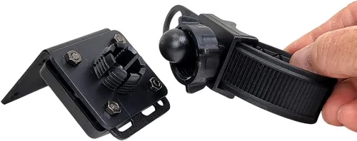 Vista 7 de Kit de instalación de motocicleta de radio satélite con receptor táctil Sirius XM Commander, funda resistente al agua, adaptador de montaje RAM