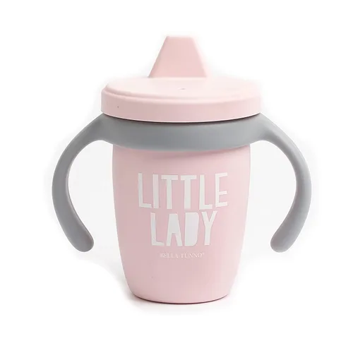 Vista 17 de Taza de silicona Bella Tunno, taza de entrenamiento con asas de transición para bebés, niños pequeños y niños, bebés de 6 a 12 meses y niños
