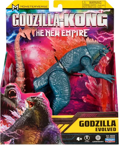 Vista 3 de Godzilla x Kong 6" Godzilla Evolved (con Rayo Térmico) de Playmates Toys