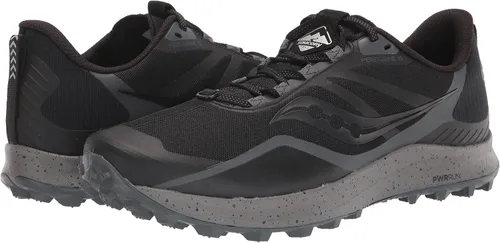 Vista 7 de Saucony Peregrine 12 Tenis de correr para hombre, Negro