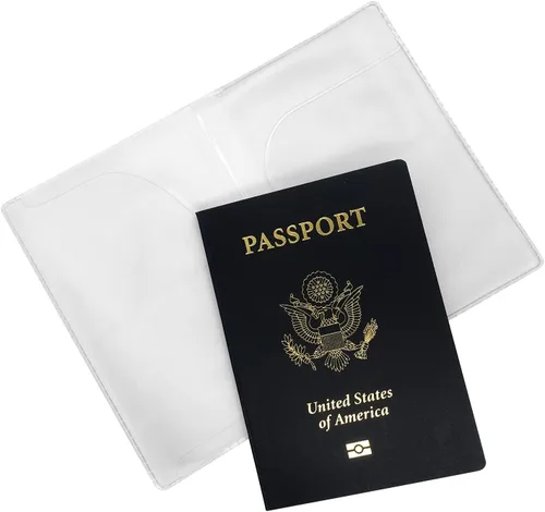 Vista 7 de Cubiertas de plástico para pasaporte, Escarchado, Cartera de viaje