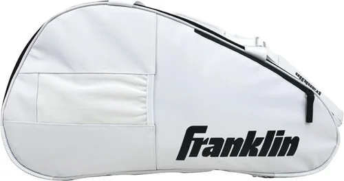 Vista 7 de Franklin Sports Pro Series Bag II - Anna Leigh Waters - Bolsa profesional de pickleball - Duffle/mochila - Almacenamiento premium - Blanco
