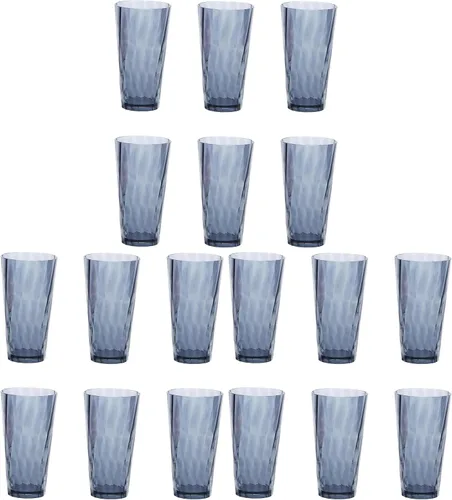Vista 12 de vasos de plástico irrompibles, juego de 8, vasos de plástico a prueba de roturas, vasos de plástico transparentes, vasos de plástico de 10 oz, aptos