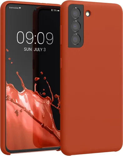 Vista 180 de kwmobile Funda compatible con Samsung Galaxy S9 - Funda de silicona TPU con acabado suave - Blue Reef