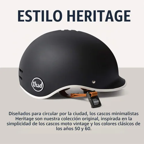 Vista 5 de Thousand - Casco de bicicleta antirrobo para adultos Negro carbón